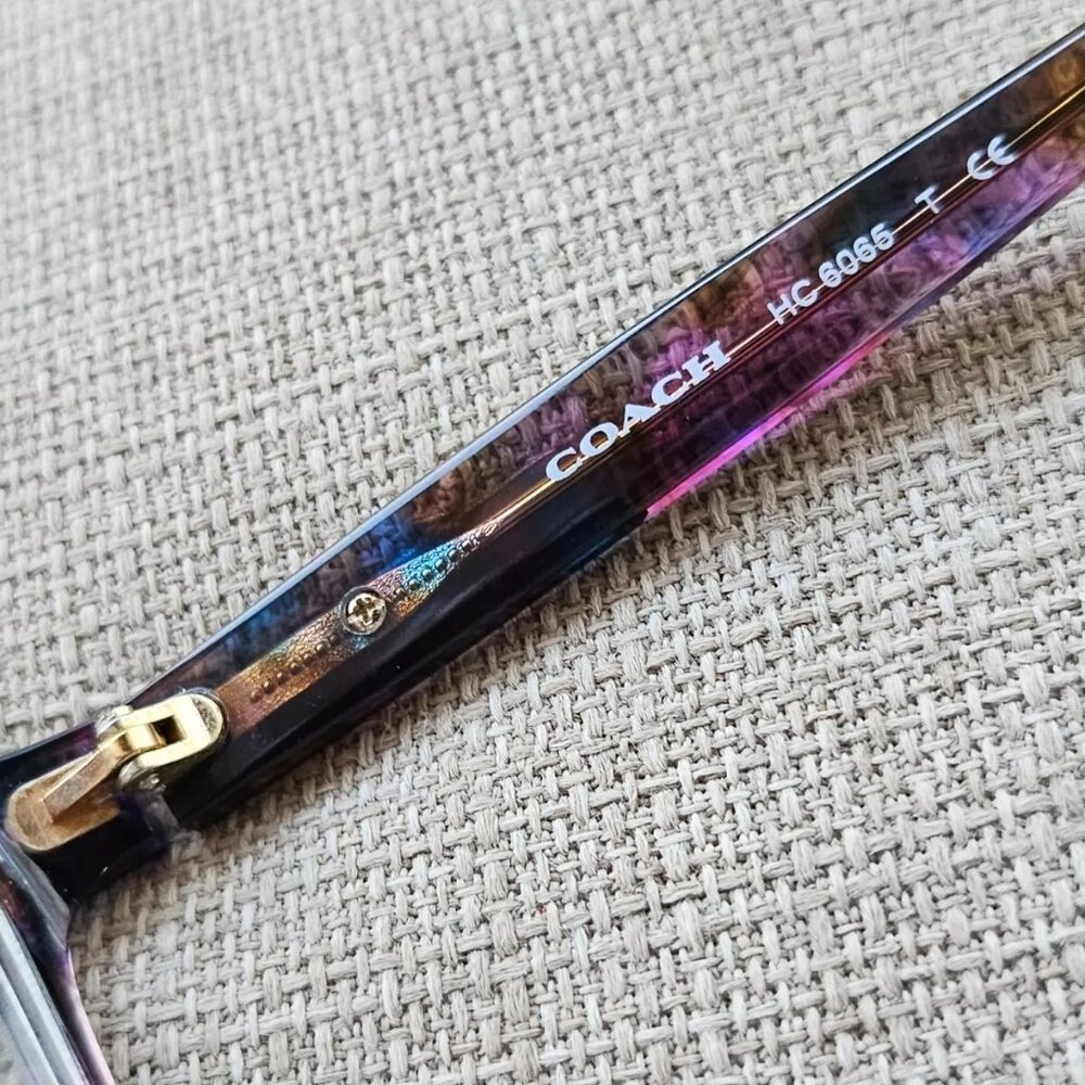 Coach Women Eyeglasses/Glasses Frame Confetti Purple 5288 49[]17 135 Eye Wear - Picture 10 of 11